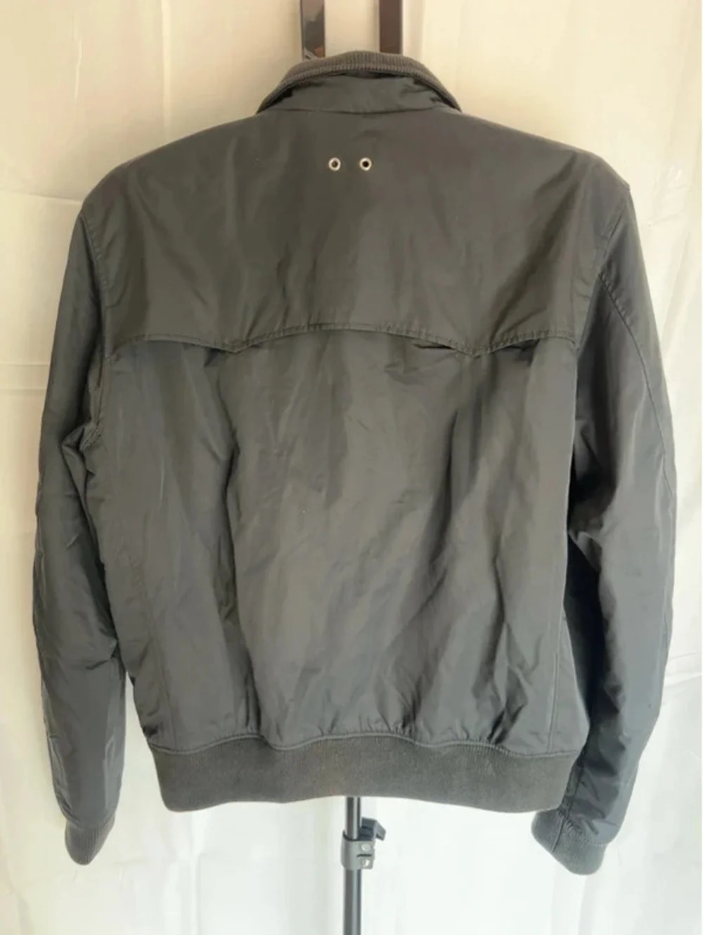 J.Lindeberg Men’s XL Black Lightweight Bomber Harrington Golf Jacket Full Zip